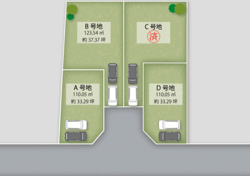 【casa square 松原】C号地ご契約ありがとうございます。